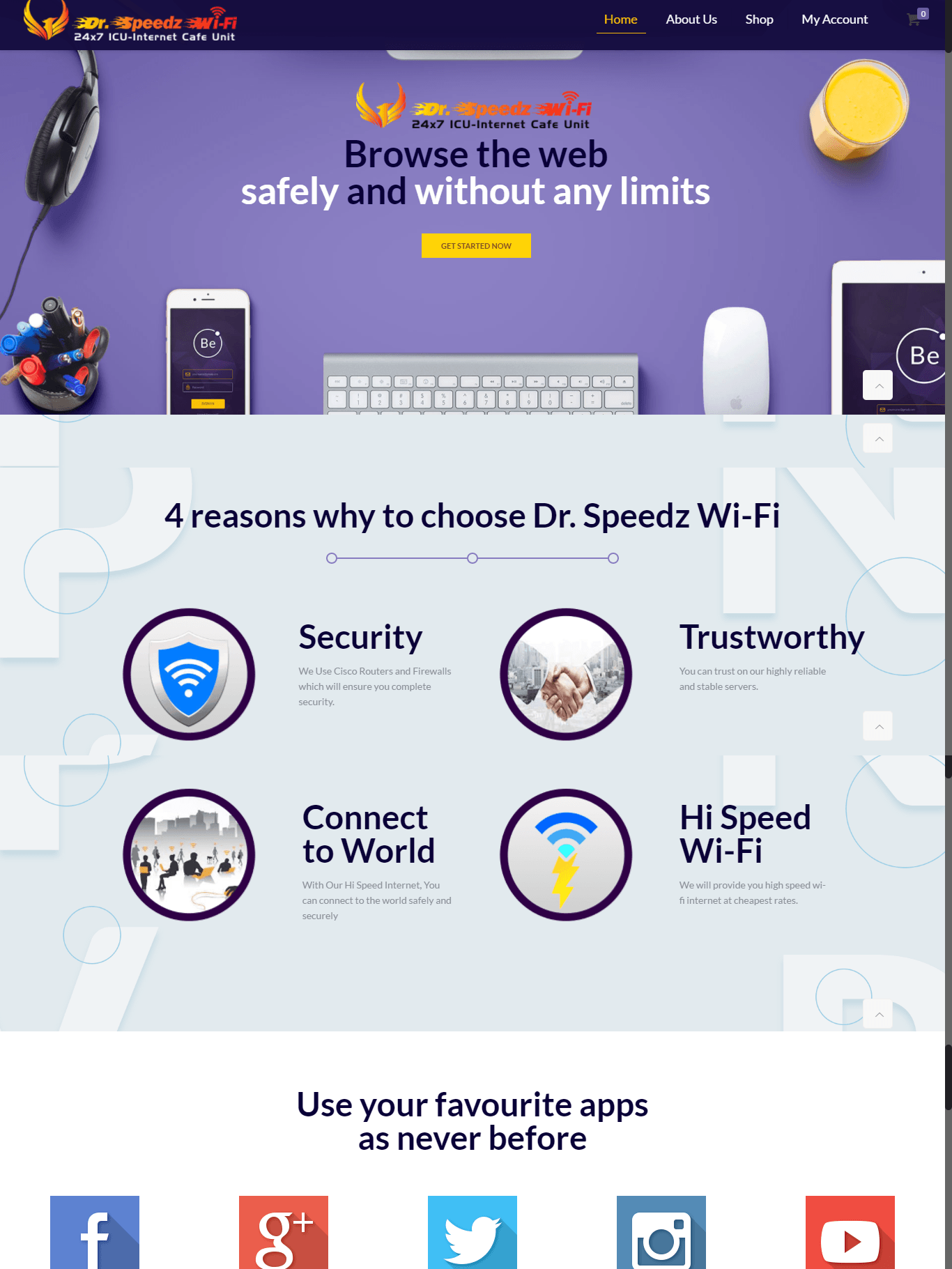 Dr Speedz Wifi 1 - Web Design